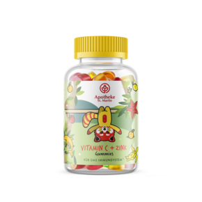 Sie sehen eine Packung Vitamin C + Zink Gummies 60 Stk., Produktbild: 01 Vitamin C + Zink Gummies 60 Stk., A-Nr.: 8087897 - 01