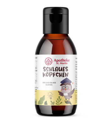 Sie sehen eine Packung Omega 3 Algenöl flüssig 100ml, Produktbild: 01 Omega 3 Algenöl flüssig 100ml, A-Nr.: 8100965 - 01